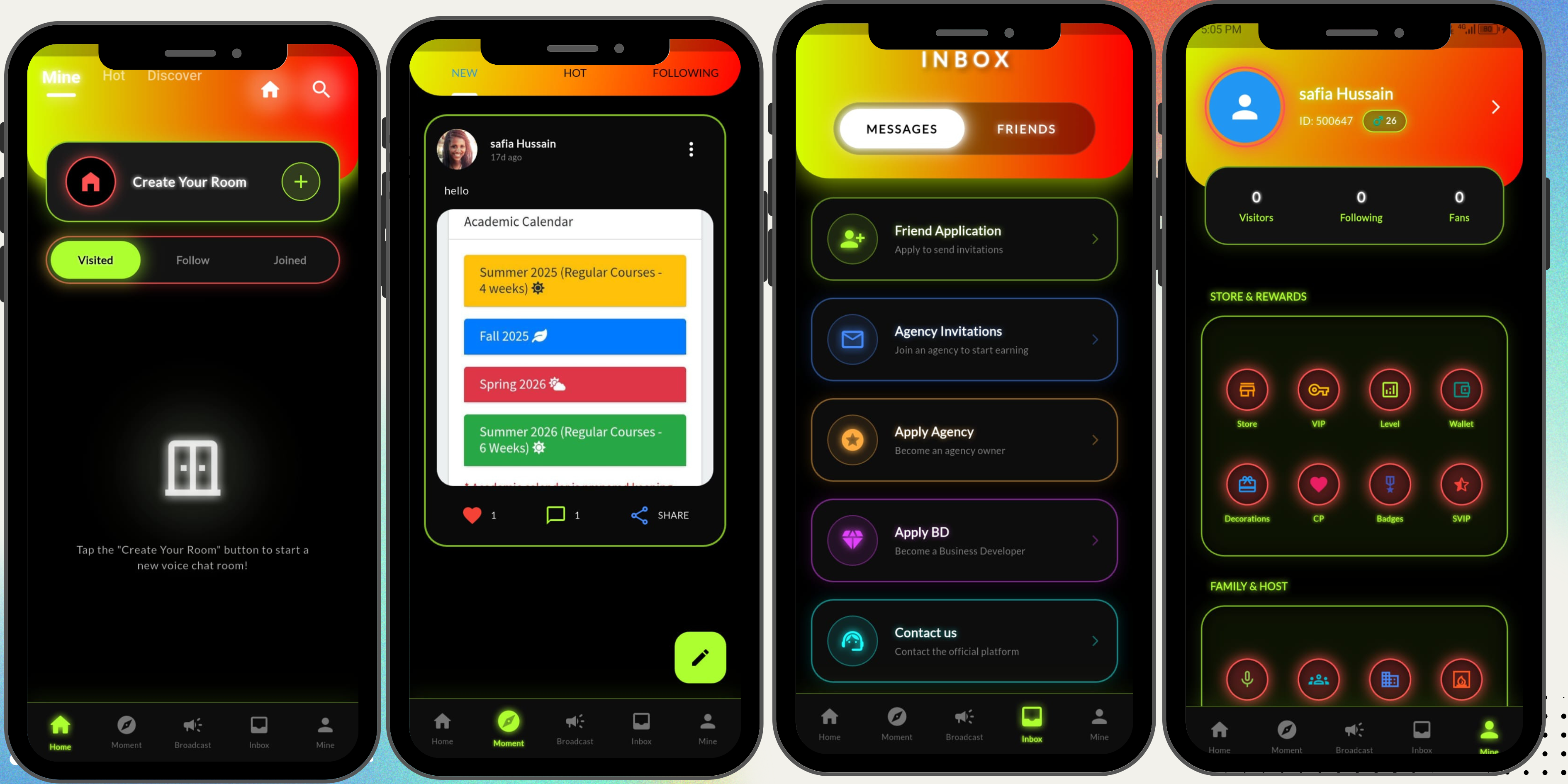Audio Live Streaming Mockup